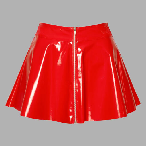 Skaterskirt rotes Vinyl